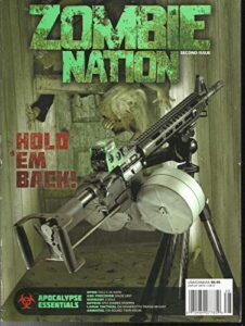 zomnie nation, second issue hold em back ! issue, 2013 like new condition