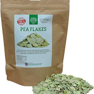 Small Pet Select- Pea Flakes, 8oz,green