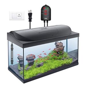 Submersible Aquarium Heater Fish Tank Heater with Dual Temperature Displays and Temp Controller Adjustable for Turtle Betta Fish Tank