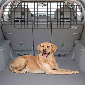 gtongoko dog car barriers for suvs, vehicles, cars, & trucks, adjustable heavy-duty wire mesh pet suv barriers universal-fit, dog car guard, car accessories safety travel