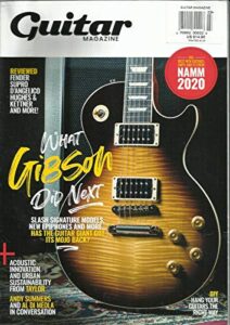 guitar magazine, what gibson did next march, 2020 (please check description)