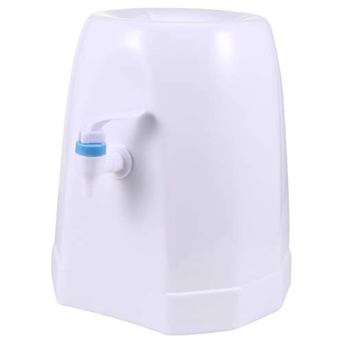 HEMOTON Countertop Water Cooler Dispenser Plastic Desktop Drinking Fountain Barrelled for Home Office Use