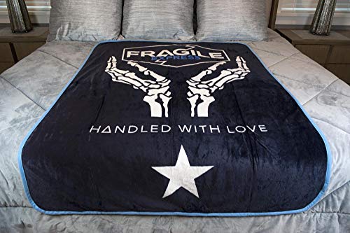 JUST FUNKY Death Stranding Fragile Express Fleece Blanket | 45 x 60 Inch Soft Throw Blanket