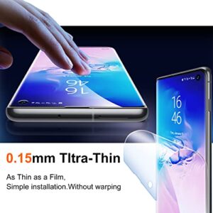 UniqueMe [3+2 Pack] Compatible with Samsung Galaxy S10 Full Coverage Flexible TPU Screen Protector and Camera Lens Protector 【Not Fit for Samsung S10 Plus】