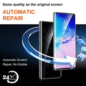 UniqueMe [3+2 Pack] Compatible with Samsung Galaxy S10 Full Coverage Flexible TPU Screen Protector and Camera Lens Protector 【Not Fit for Samsung S10 Plus】