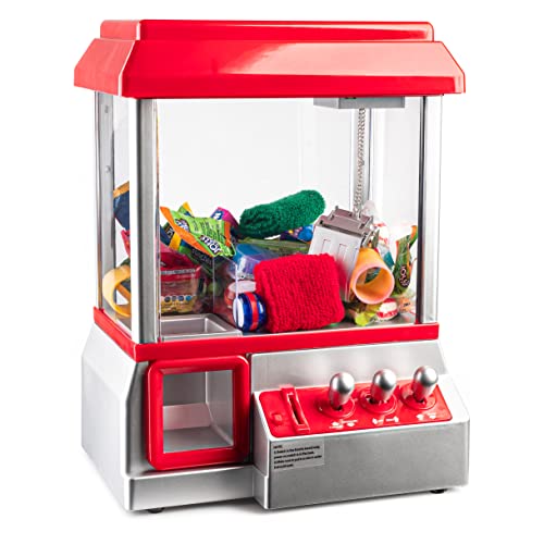 Smart Novelty Mini Claw Machine for Kids - Arcade Candy Claw Machine for Adults & Kids - Kids Claw Machine, Arcade Candy Machine with Music & Lights Suitable for Ages 3 and Up