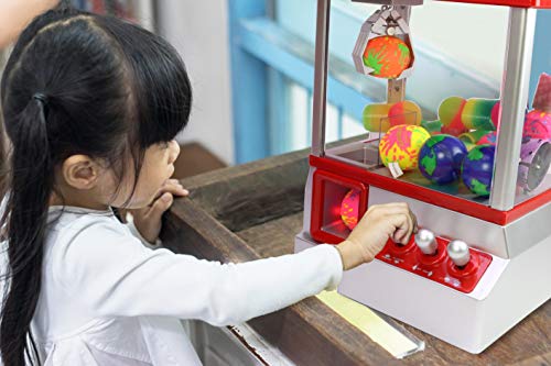 Smart Novelty Mini Claw Machine for Kids - Arcade Candy Claw Machine for Adults & Kids - Kids Claw Machine, Arcade Candy Machine with Music & Lights Suitable for Ages 3 and Up