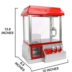 Smart Novelty Mini Claw Machine for Kids - Arcade Candy Claw Machine for Adults & Kids - Kids Claw Machine, Arcade Candy Machine with Music & Lights Suitable for Ages 3 and Up