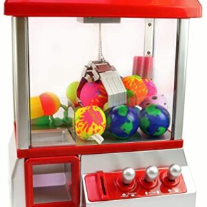 Smart Novelty Mini Claw Machine for Kids - Arcade Candy Claw Machine for Adults & Kids - Kids Claw Machine, Arcade Candy Machine with Music & Lights Suitable for Ages 3 and Up