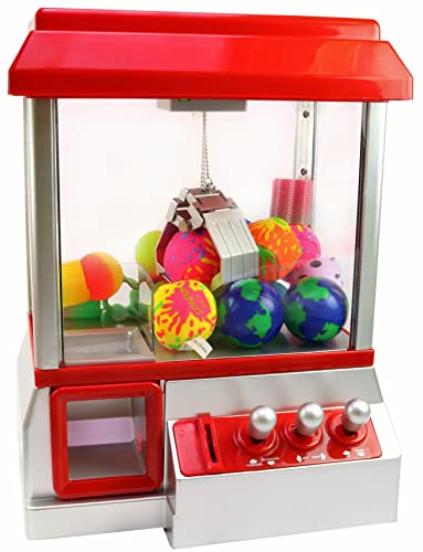 Smart Novelty Mini Claw Machine for Kids - Arcade Candy Claw Machine for Adults & Kids - Kids Claw Machine, Arcade Candy Machine with Music & Lights Suitable for Ages 3 and Up