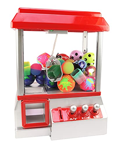 Smart Novelty Mini Claw Machine for Kids - Arcade Candy Claw Machine for Adults & Kids - Kids Claw Machine, Arcade Candy Machine with Music & Lights Suitable for Ages 3 and Up