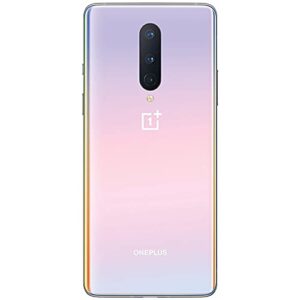 OnePlus 8 5G (128GB, 8GB) 6.55" 90Hz, Snapdragon 865, Volte T-Mobile Unlocked (AT&T, Metro, Verizon, Straight Talk)(Interstellar Glow) (Renewed)