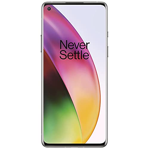 OnePlus 8 5G (128GB, 8GB) 6.55" 90Hz, Snapdragon 865, Volte T-Mobile Unlocked (AT&T, Metro, Verizon, Straight Talk)(Interstellar Glow) (Renewed)