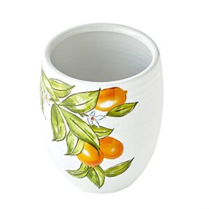 Vern Yip by SKL Home Citrus Grove Waste Basket, White