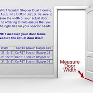 KittySmart Carpet Scratch Stopper Dual Flooring Stop Cats from Scratching Carpet at Doorway Instantly - 5 Year Warranty, Requires No Unfolding, Flattening, Wait Time, Cutting or Modification