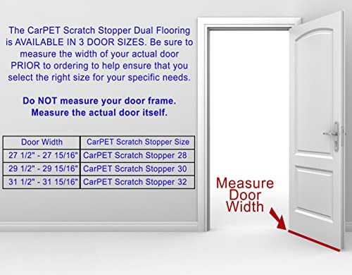 KittySmart Carpet Scratch Stopper Dual Flooring Stop Cats from Scratching Carpet at Doorway Instantly - 5 Year Warranty, Requires No Unfolding, Flattening, Wait Time, Cutting or Modification