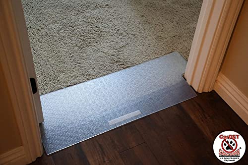 KittySmart Carpet Scratch Stopper Dual Flooring Stop Cats from Scratching Carpet at Doorway Instantly - 5 Year Warranty, Requires No Unfolding, Flattening, Wait Time, Cutting or Modification