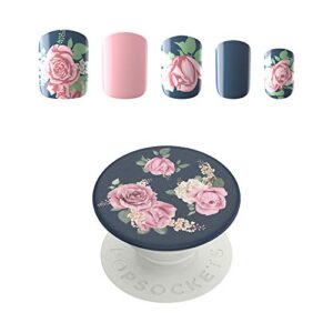 popsockets: 30 gel nails and matching popgrip with swappable top for phones and tablets - vintage perfume