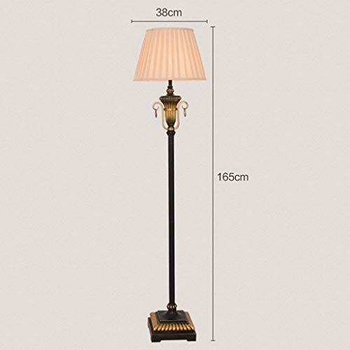 TANGIST Nordic Led Creative Iron Living Room Floor Lamp, Study Bedroom Light Simple Continental Retro Village Light Decorative Floor Lamp, Eye-Caring Vertical Floor Light Modern Style Home Decoration