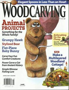 wood carving illustrated magazine, animal projects * spring, 2020 * issue #.90