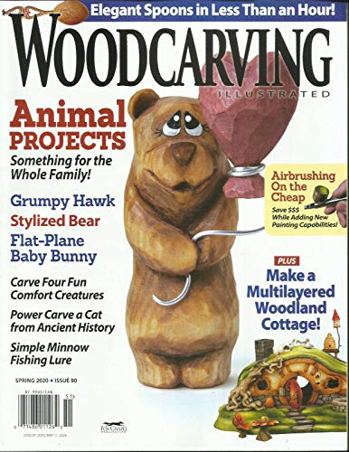 WOOD CARVING ILLUSTRATED MAGAZINE, ANIMAL PROJECTS * SPRING, 2020 * ISSUE #.90