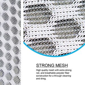 TENRAI Laundry Bag Mesh Wash Bag，Use YKK Zipper，Tote Bag Bathroom Hanging, Bra Fine Mesh Wash Bag for Underwear 3 Bags（3M Cellular Mesh ）