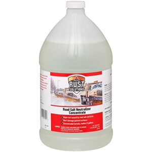 ags rust solutions road salt neutralizer, aor-86 - cleans salt & prevents and protects against rust and corrosion - 1 gallon of concentrate to 26 gallons of solution