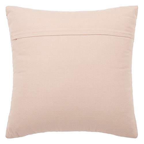 Safavieh Home Collection Lovie Blush 18 x 18-inch Decorative Throw Pillow, 19"x19"