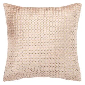 Safavieh Home Collection Lovie Blush 18 x 18-inch Decorative Throw Pillow, 19"x19"