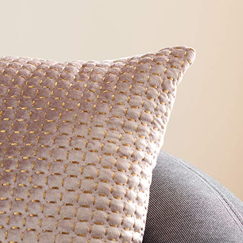 Safavieh Home Collection Lovie Blush 18 x 18-inch Decorative Throw Pillow, 19"x19"