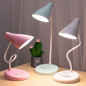 Useful LED Table Lamp Desk Lamps with 3 Lighting Modes Chargeable Dimmable Modern Bedside Nightstand Lamp for Reading Bedroom Office Desk lamp (Color : Green)