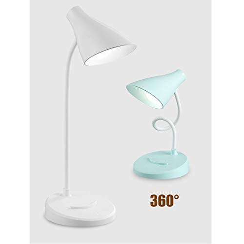 Useful LED Table Lamp Desk Lamps with 3 Lighting Modes Chargeable Dimmable Modern Bedside Nightstand Lamp for Reading Bedroom Office Desk lamp (Color : Green)