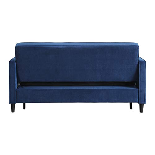 Lexicon Knoxville Convertible Studio Sofa Bed, Navy