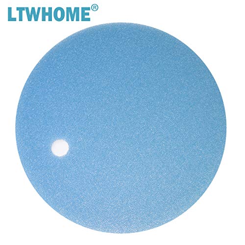 LTWHOME Compatible White Filter Floss and Blue Filter Pad Replacement for Tetra Pond Clear Choice Biofilter (Pack of 6)