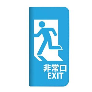 mitas nb-0211-sk/iphone 12 case notebook type, no belt, emergency exit, exit exit, sky (489)