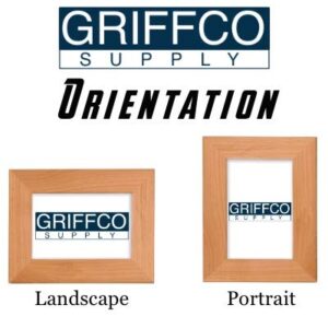 Griffco Supply Leatherette Personalized Picture Frame - Custom photo frame available in tons of colors - Up to 3 lines of text engraved (4x6 Portrait, Black w/silver text)