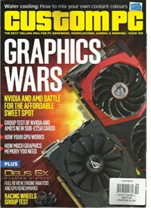 custom pc magazine, graphics wars december, 2016 issue, 159 printed in uk