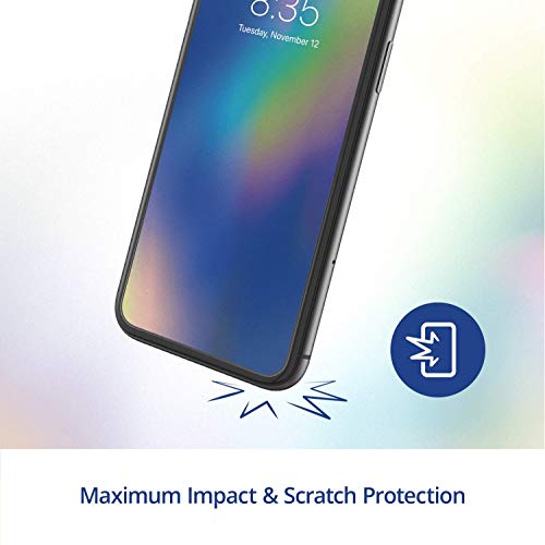 max Protection HD Screen Protection - 2 Pack - Tempered Glass Screen Protector - Made for Apple iPhone 12 and iPhone 12 Pro (6.1") - Case Friendly, Clear