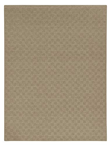 KOECKRITZ Chequer Style Indoor / Outdoor Area Rugs & Runners with a Natural Wool Like Softness ECO-Friendly DuraKnit Pile & Loop Carpet. Many Sizes and Colors Available (4' x 6', Taupe)