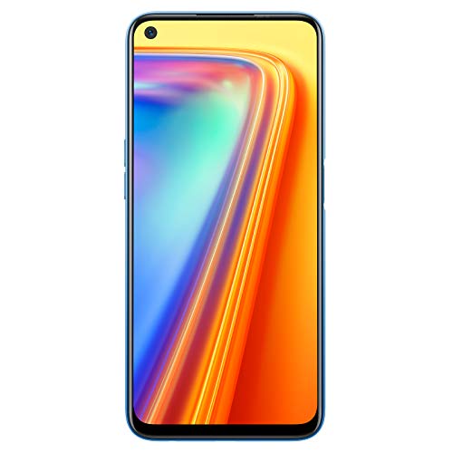 Realme 7 4G LTE Volte Factory Unlocked 48Mp Quad Camera RMX2155 (At&t Tmobile Metro Latin Europe) International (NO Verizon/Boost) (Mist Blue, 64GB + 6GB)