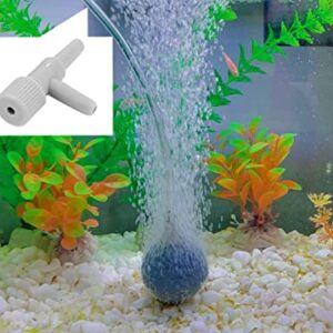 AQUANEAT Aquarium Control Valve,2 Way Air Valve,Plastic Air Regulator, for Fish Tank Air Pump, Grey,20PCS