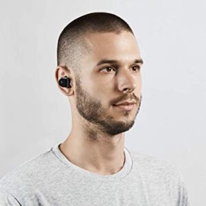 MASTER & DYNAMIC MW07 True Wireless Earphones - Bluetooth Enabled Noise Isolating Earbuds - Lightweight Quality Earbuds for Music, Piano Black (MW07PB) (Renewed)