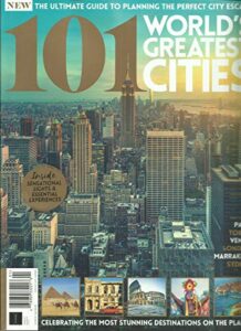 101 world's greatest cities magazine, issue, 2020 issue # 01 printed in uk