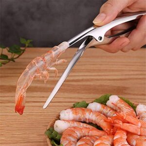 sfaster shrimp deveiner tool, stainless steel peel shrimp kitchen tools, shrimp/mantis shrimp peeling tool seafood peeler tools