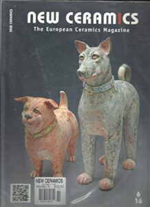 new ceramics magazine, the european ceramics magazine, november/december, 2016