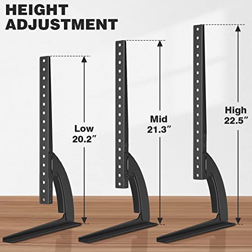 TAVR Universal Table Top TV Stand Base TV Legs for Most 32 37 40 42 47 50 55 LCD LED Plasma Flat Screen TVs, Height Adjustable Leg TV Replacement Stand, Holds up to 88 lbs, Max VESA 800x400 mm