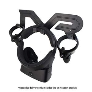 VR Headset Stand,VR Wall Mount Stand Hook,Universal Headset Storage Rack Holder,VR Headset Touch Controller Display Holder for Viv e/Playstatio n VR/OculusRift S/OculusQuest