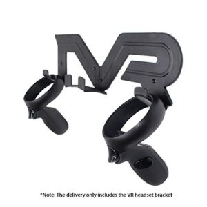 VR Headset Stand,VR Wall Mount Stand Hook,Universal Headset Storage Rack Holder,VR Headset Touch Controller Display Holder for Viv e/Playstatio n VR/OculusRift S/OculusQuest