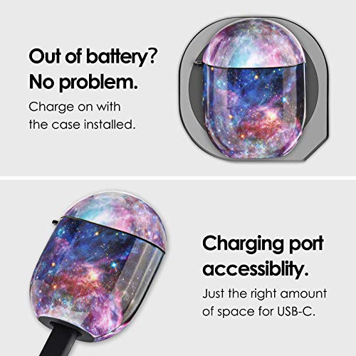 VISOOM Case Compatible with Google Pixel Buds 2 Case - Hard IMD Scratch Shock Resistant Pixel Buds 2 Protective Case Skin Cover (Starry Sky)