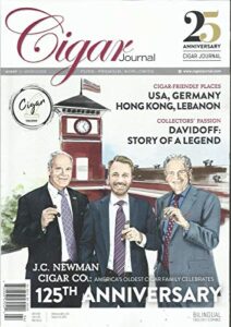 cigar journal magazine 125th anniversary winter edition april, 20th 2020